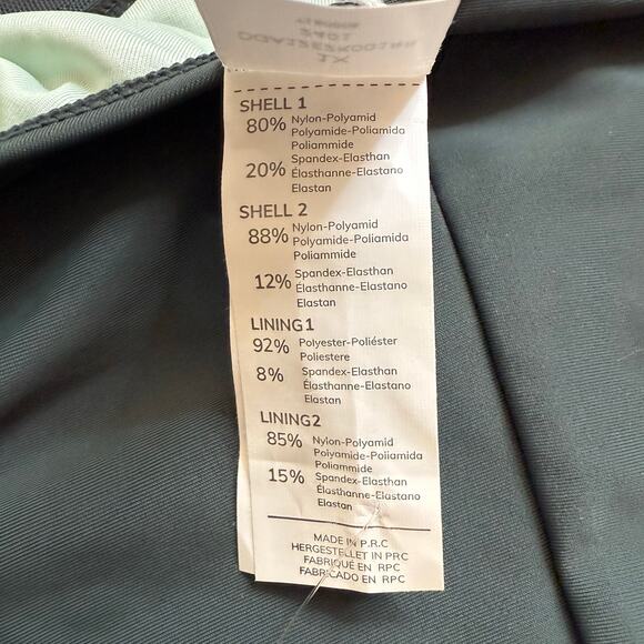 NWT Cupshe Hunter Green Swimsuit 1X Vneck Mesh Tummy Control Sexy Plunge - Picture 9 of 9